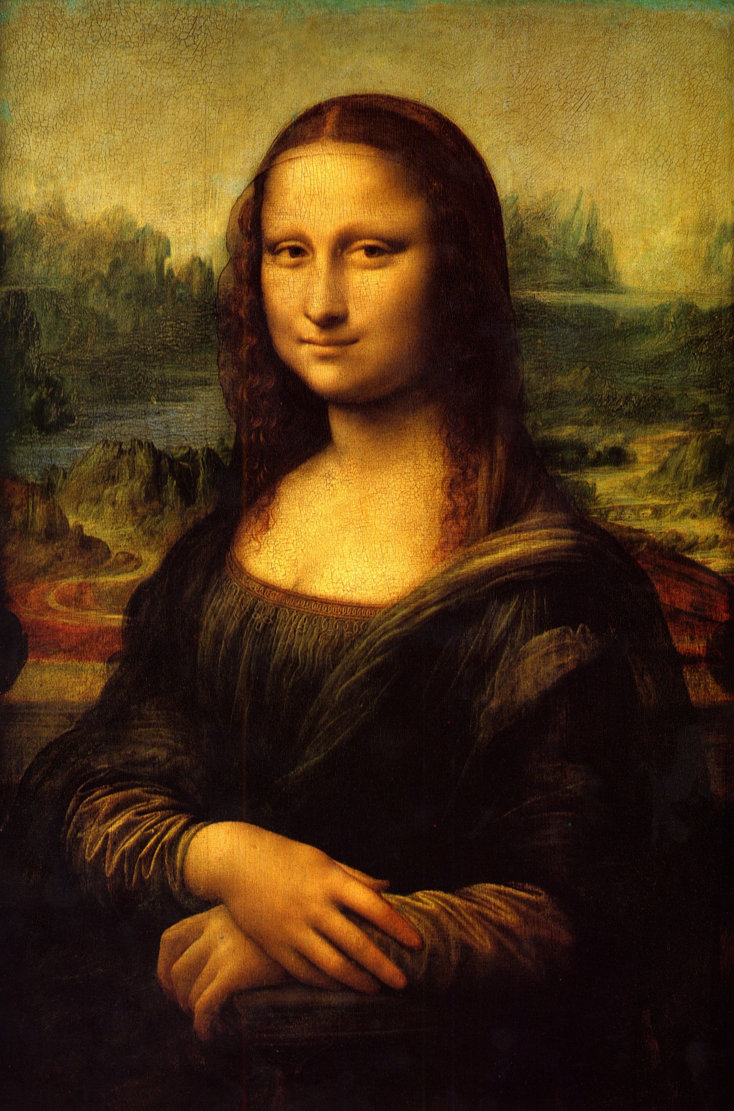 Mona Lisa (full view) / 列奥纳多《蒙娜丽莎》全图
