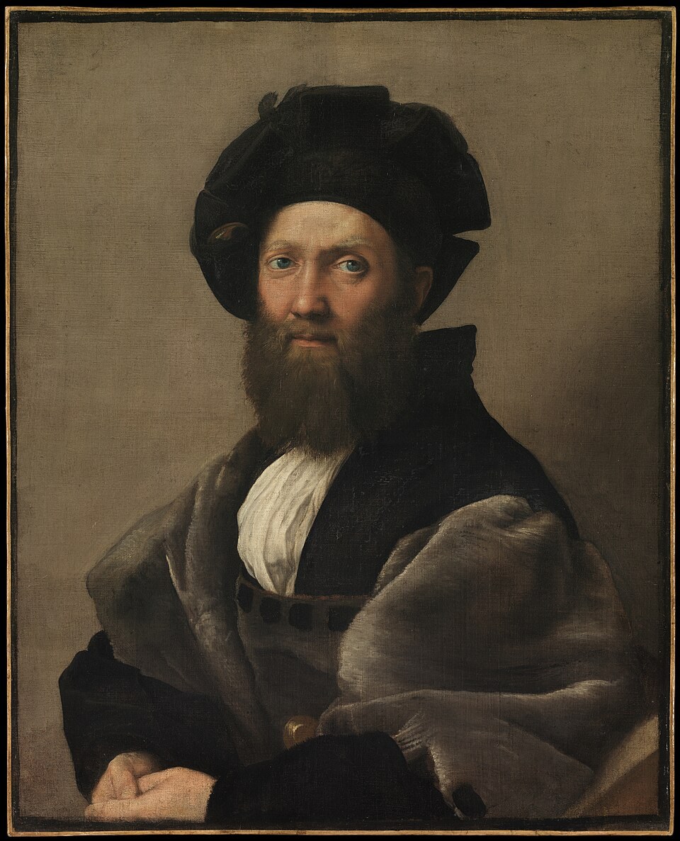 Portrait of Baldassare Castiglione / 拉斐尔《巴尔达萨雷·卡斯蒂廖内肖像》
